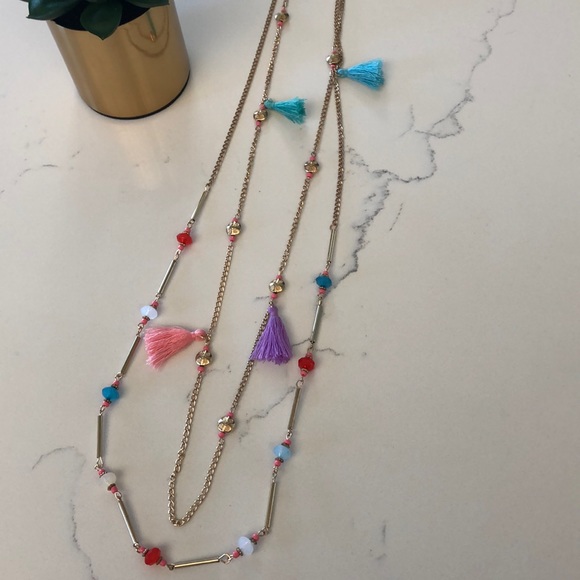 Colorful Boho Necklace - Picture 1 of 6